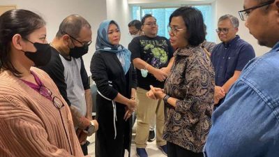 Sri Mulyani usai Besuk di RS: Pedih dan Remuk Hati Lihat Kondisi David