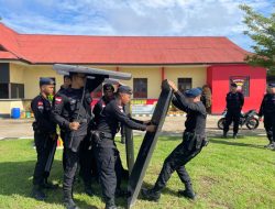 Pertajam Kemampuan Personel Brimob Kalbar Terus Laksanakan Latihan