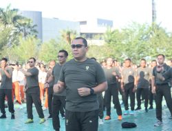 Pangdam XII/Tpr Membaur Bersama Prajurit Laksanakan Olahraga