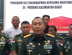 Silaturahmi Dengan Awak Media, Pangdam XII/Tpr Ajak Kolaborasi Bangun Kalbar