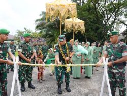 Kunjungan Kerja Perdana, Pangdam Tanjungpura Sambangi Brigif 19/KH