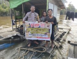 Polsek Ketungau Tengah Tegaskan Komitmen dalam Penindakan PETI dan Berikan Himbauan