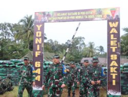 Pangdam XII/Tpr Tinjau Latihan Yonif 644/WLS