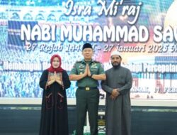 Keluarga Besar Kodam XII/Tpr Peringati Isra Mi’raj Nabi Muhammad SAW 1446 H