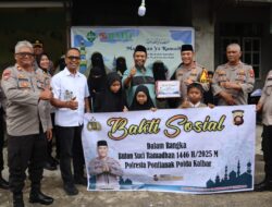 Polresta Pontianak Gelar Bhakti Sosial Ramadhan 1446 H di Panti Asuhan An Nahl