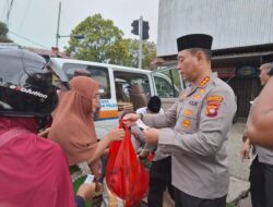 Polresta Pontianak Gelar Pasar Murah Ramadhan 1446 H di Jalan Veteran