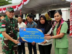 Kasdam XII/Tpr Tutup TMMD ke-123 di Wilayah Kodim 1015/Sampit.
