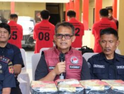 Musnahkan 19.953,60 Gram Sabu, Ditresnarkoba Polda Kalbar Amankan 4 Tersangka