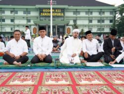 Kodam XII/Tpr Gelar Sholat Idul Fitri 1446 Hijriah