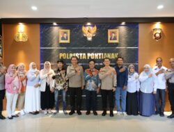 Apresiai KPU Kota Pontianak kepada Polresta Pontianak untuk  pelaksanaan Pemilu tahun 2024-2025 yang Aman dan Kondusif