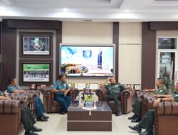 Silaturahmi Idul Fitri, Pangdam Tanjungpura Terima Kunjungan Danlantamal XII/Pontianak