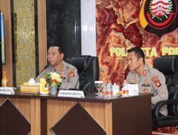 Kapolresta Pontianak Pimpin Anev Bulanan TW I Tahun 2025 di Ballroom Presisi