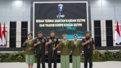 Pangdam XII/Tpr Pimpin Acara Serah Terima Jabatan Kasdam