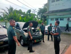 Itdam XII/TPR Laksanakan Verifikasi dalam rangka Sertijab Kapendam XII/Tpr dan Dandim 1207/Ptk.