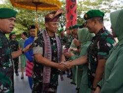 Prajurit Tanjungpura Semangat Sambut Pejabat Baru Kasdam XII/Tpr