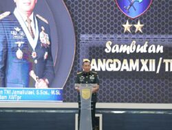 Pangdam XII/Tpr Pimpin Sertijab Sejumlah Pejabat dan Laporan Korps Kenaikan Pangkat Perwira 1 April 2025