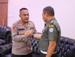 Terima Kunker dan Silaturahmi Dandenpom XII/1- Stg, Komitmen Kami Siap Bersinergi