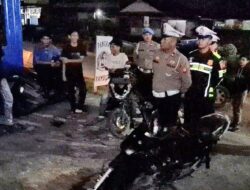 Kasat Samapta Memimpin Langsung Patroli Malam