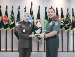 Perkuat Sinergi dan Kerjasama Pangdam XII/Tpr Terima Kunjungan Kajati Kalbar