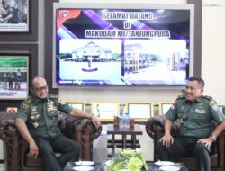 Kapoksahli Pangdam XII/Tpr Terima Kunjungan Tim Sahli Kasad Bidang Komsos