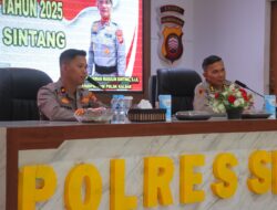 Perkuat Disiplin Personel Bid Propam Polda Kalbar Gelar Pembinaan Etika Profesi Di Polres Sintang