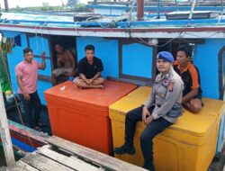 Sat Polairud Polres Ketapang Bripka Gede Alit Laksanakan Patroli Rutin