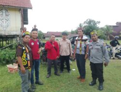 Polsek Kuala Behe Hadiri Kegiatan Pemasangan Adat Tutup Saka Adat Balala Di Kuala Behe