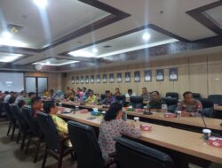 Pasi Log Kodim 1209/Bky Hadiri Rapat Persiapan Kunjungan Presiden RI