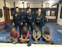 Patroli Enggang Polresta Pontianak Berhasil Amankan Pelaku Pencurian Kabel Telkom 