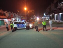 Kasat Binmas Polres Ketapang Pimpin Patroli Cipta Kondisi Antisipasi Balap Liar Di Wilayah Kota