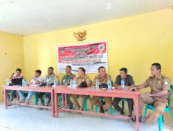 Bhabinkamtibmas Menghadiri Pembentukan Koperasi Merah Putih 