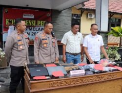 Polres Melawi Amankan 148,02 Gram Sabu