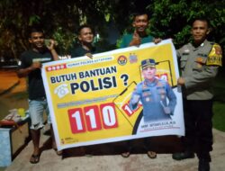 Bhabinkamtibmas Kelurahan Sukaharja Sosialisasikan Layanan Bantuan Polisi 110 kepada Warga