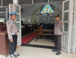 Perayaan Kenaikan Isa Almasih Polsek Menjalin Laksanakan Pam Ibadah Gereja