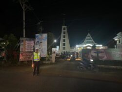 Polsek Mempawah Hulu Laksanakan pengamanan Ibadah Kenaikan Isa Al Masih