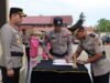 Upacara Serah Terima Jabatan Kasat Intelkam Polresta Pontianak