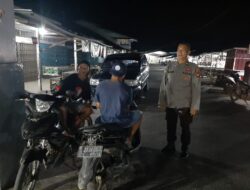 Jaga Kamtibmas Polsek Mandor Aktifkan Patroli Dialogis Di Malam Hari