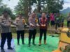 Polres Landak Bersama Pamatwil Dan Kelompok Tani Nyimpuk Laksanakan Panen Raya Jagung Tahap II 