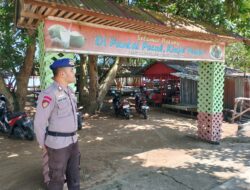 Sat Polairud Polres Ketapang Laksanakan Pengamanan Tempat Wisata Pantai Pecal