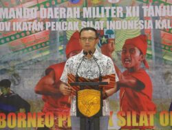 Kasdam XII/Tpr Tutup Event Borneo Open Pencak Silat Seri II Tahun 2025