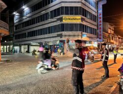 Wujudkan Keamanan Malam Minggu Polres Singkawang Gelar Kegiatan Ploting Point