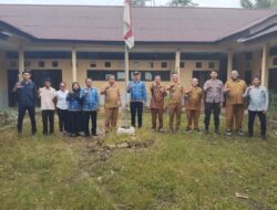 Personel Polsek Hadiri Serah Terima Jabatan Kepala BPP Kecamatan Kuala Behe