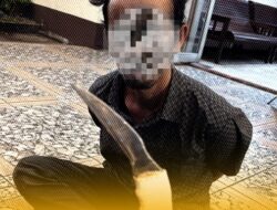 Tim Macan Polsek Pontianak Selatan Amankan Pelaku Pengancaman Bersenjata Tajam