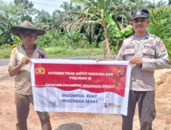 Polsek Menjalin Edukasi Warga Tentang Bahaya Narkoba Dan Judi Online
