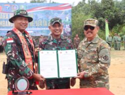 TMMD Imbangan ke 124 Di Kabupaten Sanggau Resmi Ditutup