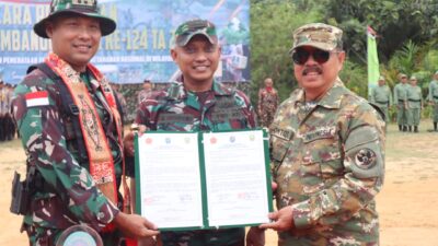 TMMD Imbangan ke 124 Di Kabupaten Sanggau Resmi Ditutup
