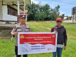 Polsek Menjalin Aktif Patroli  Sambangi Warga Dan Sampaikan Bahaya Judi online 