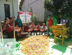 Kapolsek Sengah Temila Hadiri Panen Raya Jagung Kuartal II Melalui Zoom Presiden RI