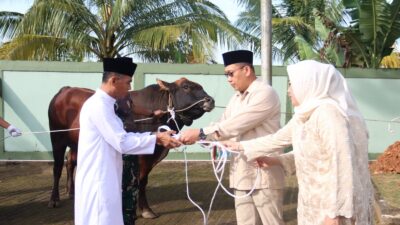 Shalat Idul Adha 1446 H/2025 M Dan Penyembelihan Hewan Kurban Pangdam XII/Tpr Ajak Teladani Ketaatan Nabi Ibrahim