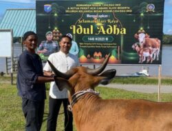 Kodim 1204/Sangau Tebar Semangat Berbagi Lewat Kurban